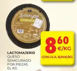 CashDiplo LACTOMAJERID Queso semicurado por piezas oferta
