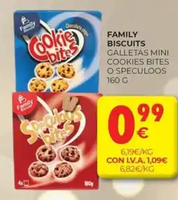 CashDiplo FAMILY BISCUITS Galletas mini cookies bites oferta