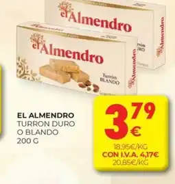 CashDiplo EL ALMENDRO Turron duro o blando oferta