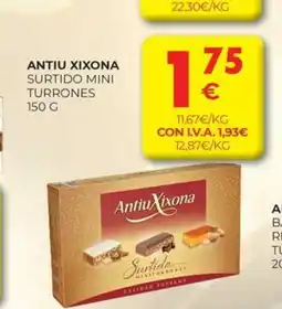 CashDiplo ANTIU XIXONA Surtido mini turrones oferta
