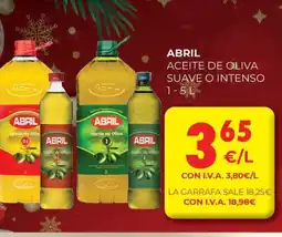 CashDiplo ABRIL Aceite de oliva suave o intenso oferta