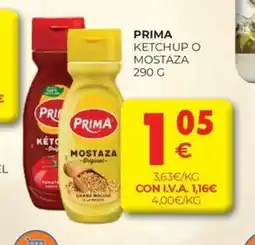 CashDiplo PRIMA Ketchup mostaza oferta