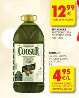 CashDiplo COOSUR Aceite oliva virgen extra garrafa oferta