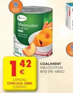 CashDiplo COALIMENT Melocoton oferta