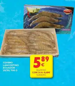 CashDiplo Cohino langostino ecuador 20/30 oferta