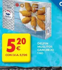 CashDiplo DELFIN Muslitos cangrejo oferta