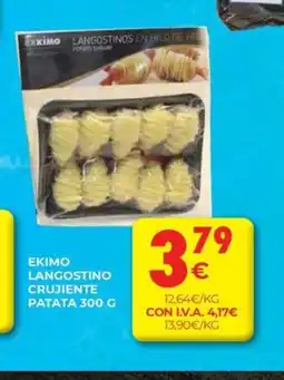 CashDiplo EXKIMO Langostino crujiente patata oferta