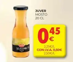 CashDiplo JUVER Mosto oferta