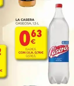 CashDiplo LA CASERA Gaseosa oferta