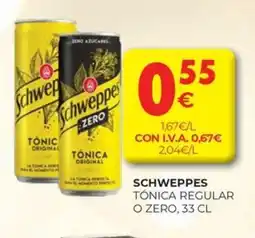 CashDiplo SCHWEPPES Tónica regular o zero oferta