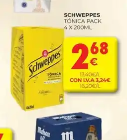 CashDiplo SCHWEPPES Tónica oferta