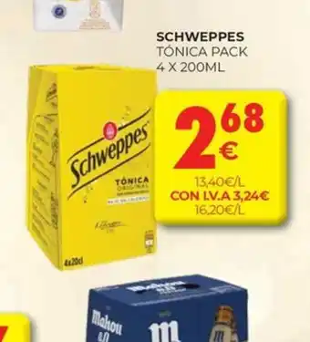 CashDiplo SCHWEPPES Tónica oferta
