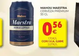 CashDiplo MAHOU MAESTRA Cerveza premium oferta