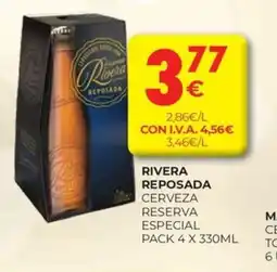 CashDiplo RIVERA REPOSADA Cerveza reserva especial oferta