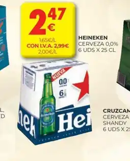 CashDiplo HEINEKEN Cerveza 0,0% oferta