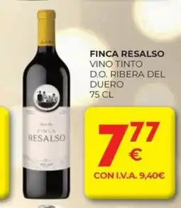 CashDiplo FINCA RESALSO Vino tinto d.o. ribera del duero oferta