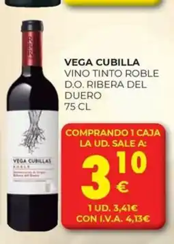 CashDiplo VEGA CUBILLA Vino tinto roble d.o. ribera del duero oferta