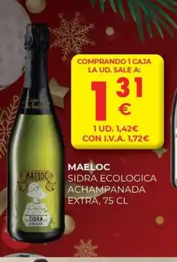 CashDiplo MAELOC Sidra ecologica achampanada extra oferta