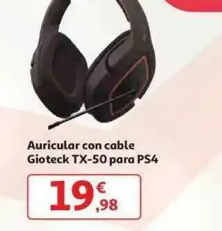 Alcampo Auricular Con Cable Gioteck Tx-50 Para Ps4 oferta