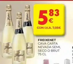 CashDiplo FREIXENET Cava carta nevada semi, seco brut oferta