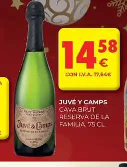 CashDiplo JUVÉ Y CAMPS Cava brut reserva de la familia oferta