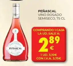 CashDiplo PEÑASCAL Vino rosado semiseco oferta