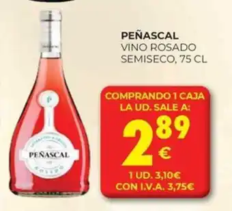 CashDiplo PEÑASCAL Vino rosado semiseco oferta