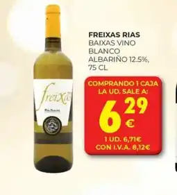 CashDiplo FREIXAS RIAS Baixas vino blanco albariño 12.5%, oferta