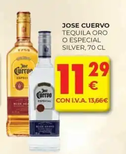 CashDiplo JOSE CUERVO Tequila oro o especial silver oferta