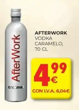 CashDiplo AFTERWORK Vodka caramelo oferta