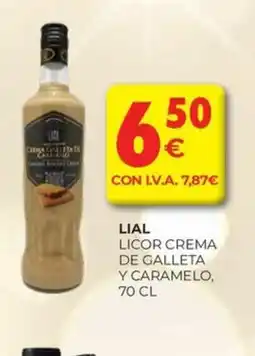 CashDiplo LIAL Licor crema de galleta y caramelo oferta