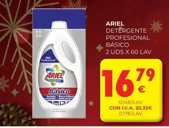 CashDiplo ARIEL Detergente profesional básico oferta