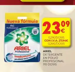 CashDiplo ARIEL Detergente en polvo profesional 110 dosis oferta