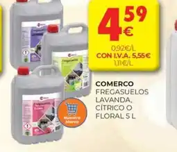 CashDiplo COMERCO Fregasuelos lavanda, cítrico o floral oferta