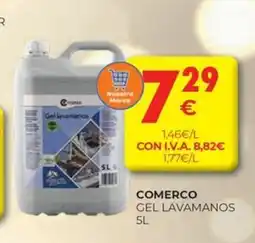 CashDiplo COMERCO Gel lavamanos oferta