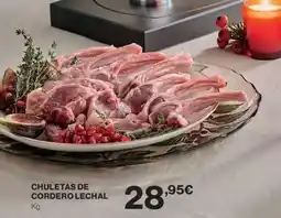 Hipercor Chuletas de cordero lechal oferta