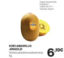Hipercor JINGOLD Kiwi amarillo oferta