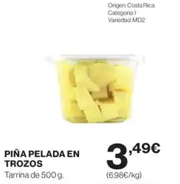Hipercor Piña pelada en trozos oferta