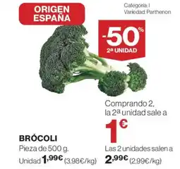 Hipercor Brócoli oferta