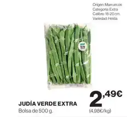 Hipercor Judía verde extra oferta