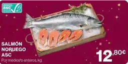 Hipercor Salmón noruego asc oferta