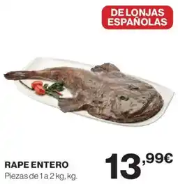 Hipercor Rape entero oferta