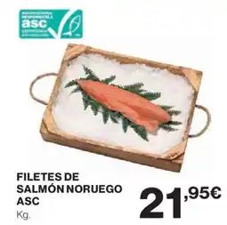 Hipercor Filetes de salmón noruego asc oferta