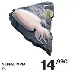 Hipercor Sepia limpia oferta