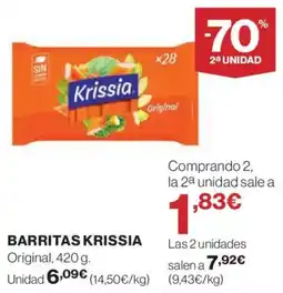 Hipercor KRISSIA Barritas oferta