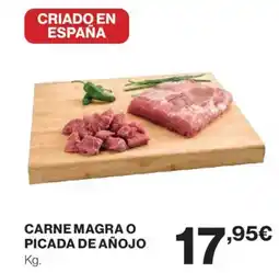 Hipercor Carne magra o picada de añojo oferta