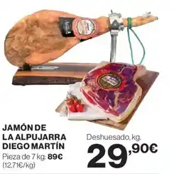 Hipercor Jamón de la alpujarra diego martín oferta