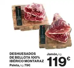 Hipercor Deshuesados de bellota 100% ibérico montaraz oferta
