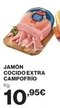 Hipercor CAMPOFRÍO Jamón cocido extra oferta