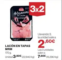 Hipercor MRM Lacón en tapas oferta